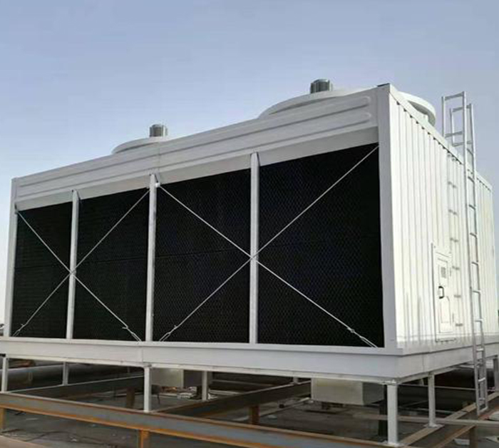 約克水冷柜機冷卻塔安裝圖